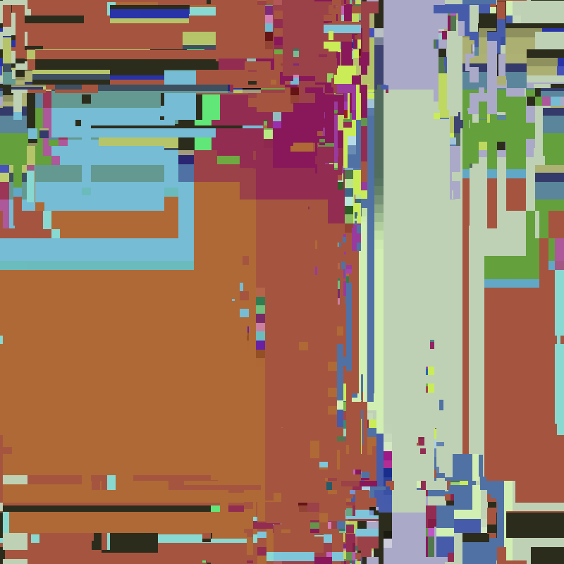 Cascade automata, pixel nature #5 static token preview