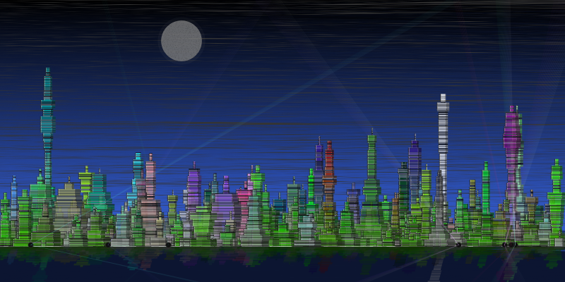 Fictional Cityscapes #24 static token preview