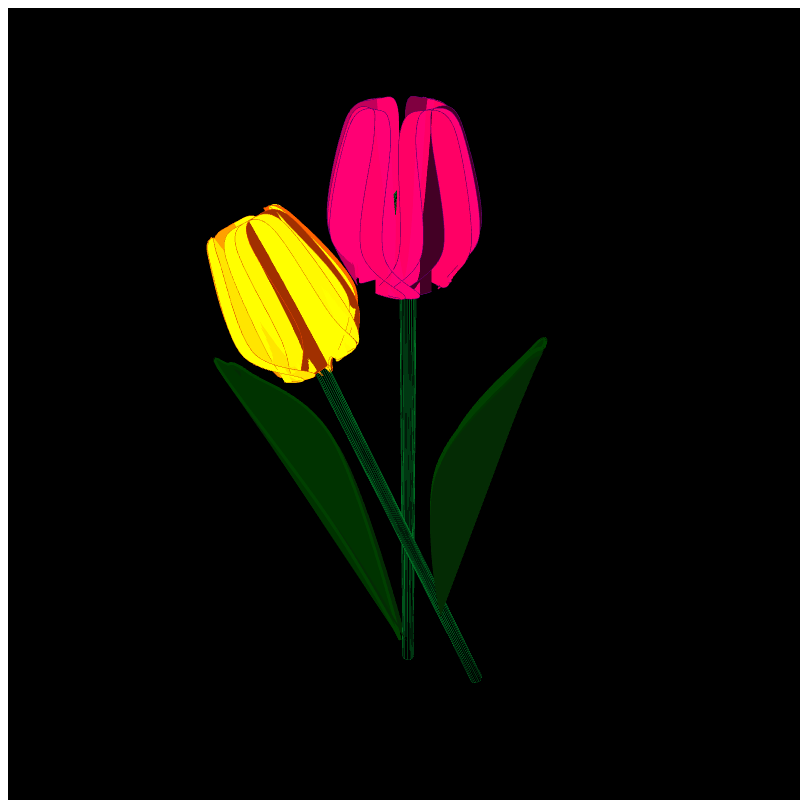 Meta Flower 6 - Tulip #1 static token preview