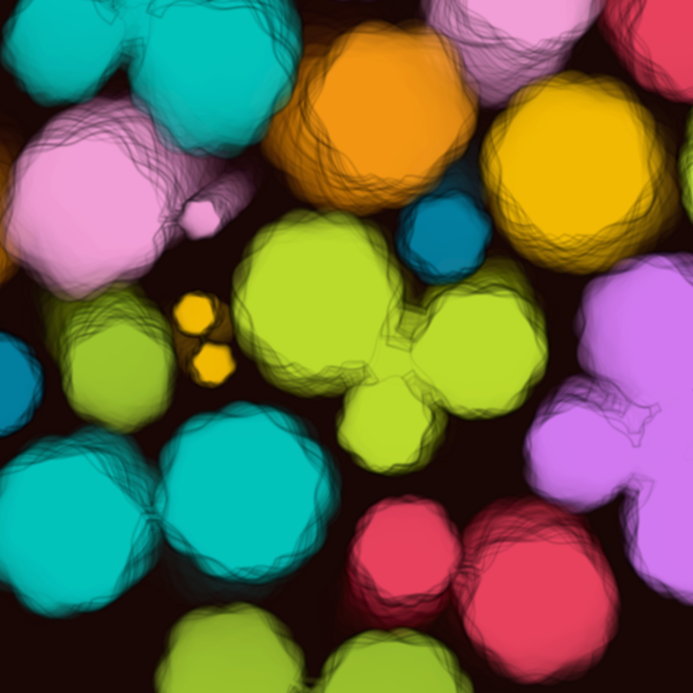 Colorful cartoon shapes(free edition) #9 static token preview