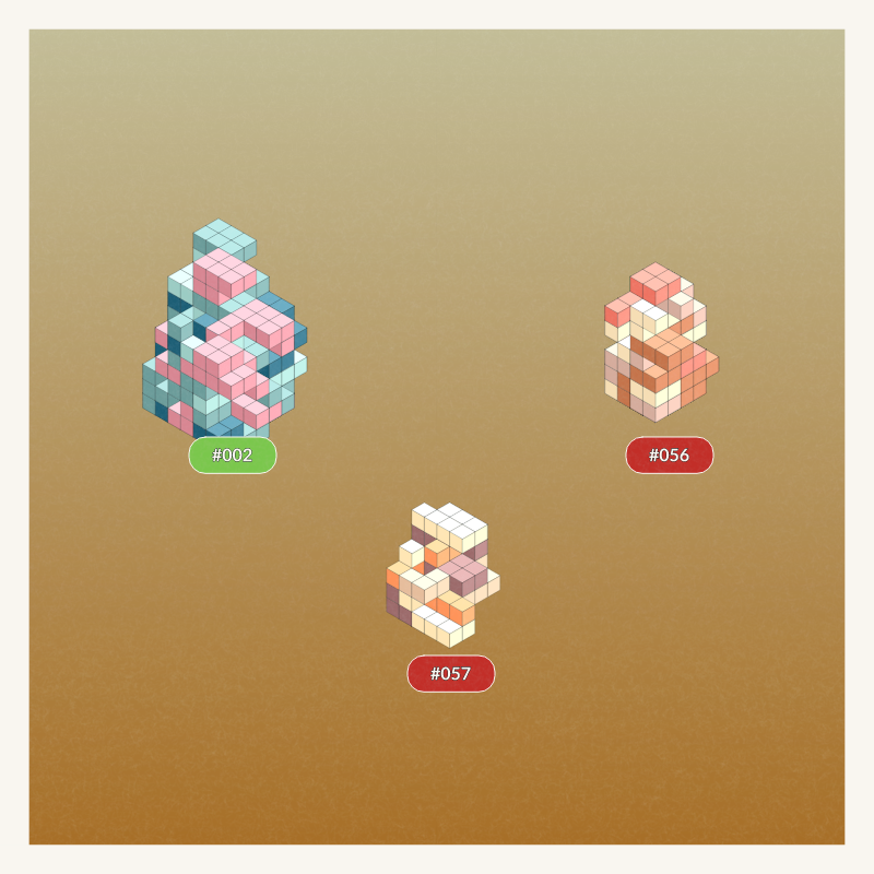 Pokeblocks Squad #1 static token preview