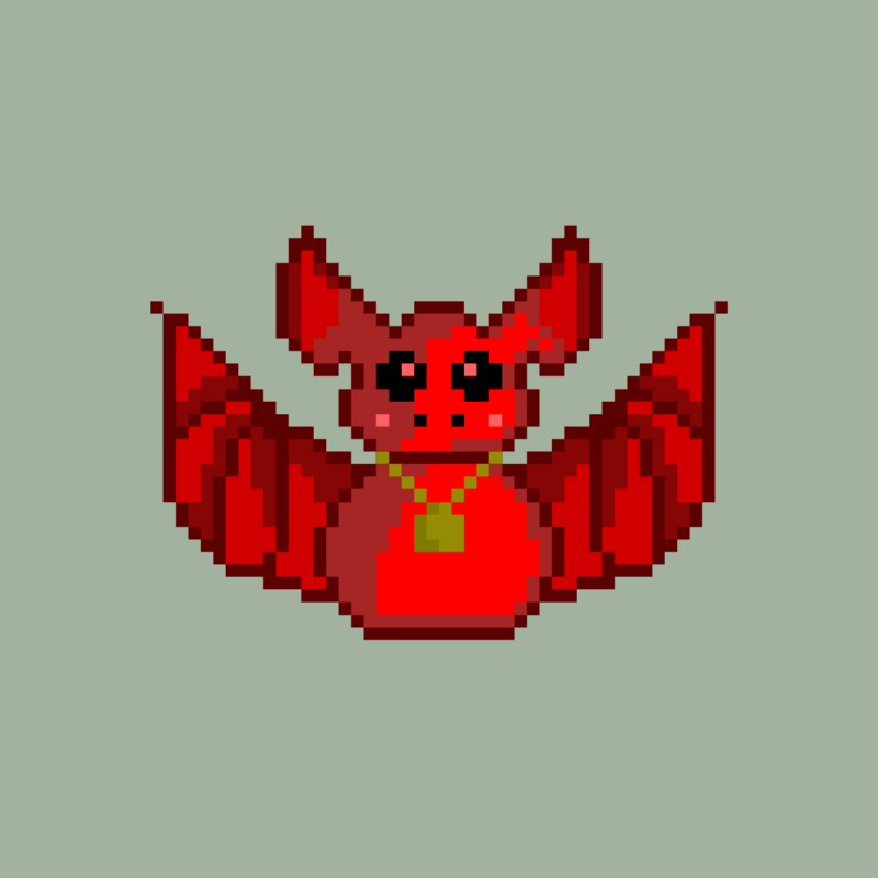 Generative Pixie Bat #12 static token preview