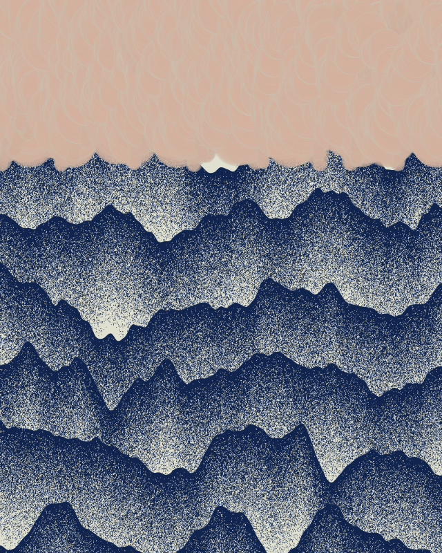 Clouds over the Mountains #18 static token preview
