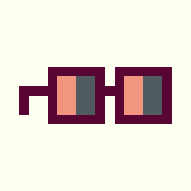 Coded Nouns Glasses #17 static token preview