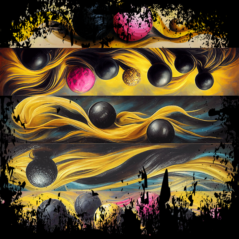 AI Abstract Balls #13 static token preview