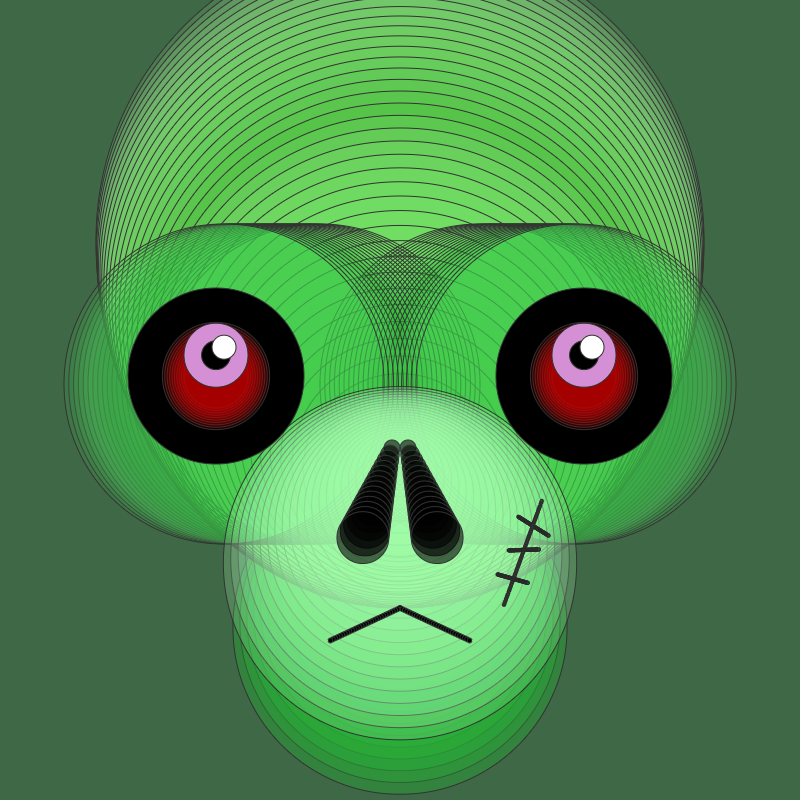 Aka's Ape #736 static token preview