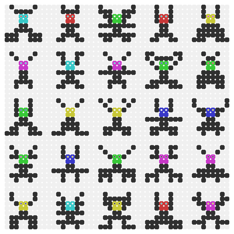 8x8 Pixel Creatures #19 static token preview