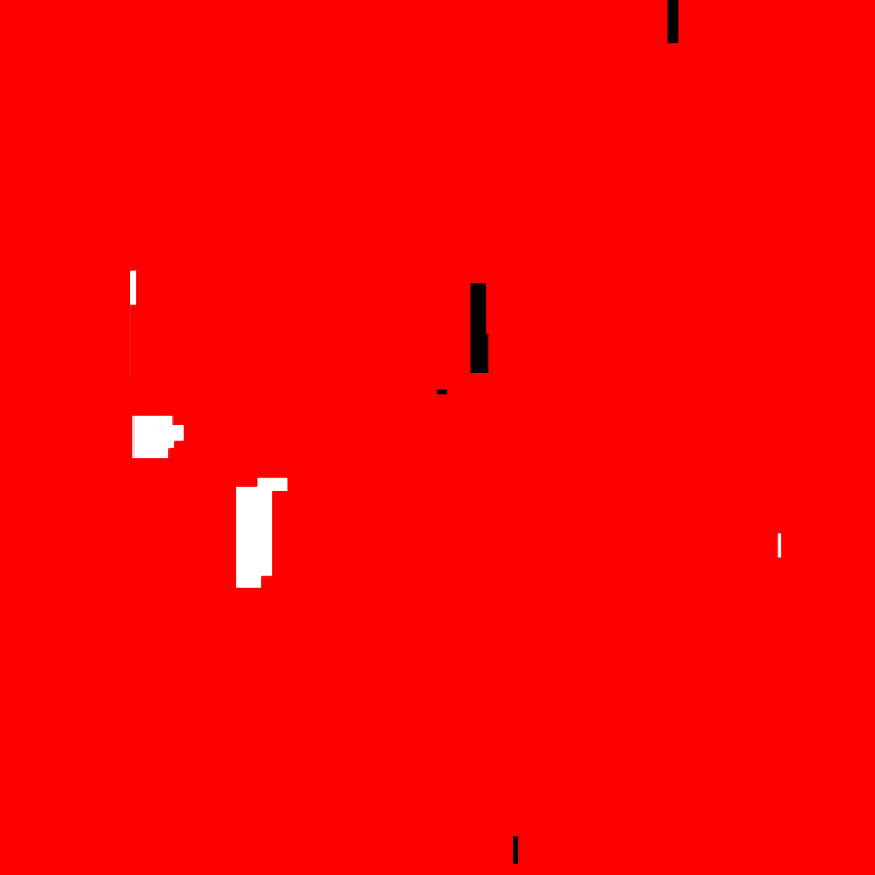 White & Black & Red All Over #18 static token preview