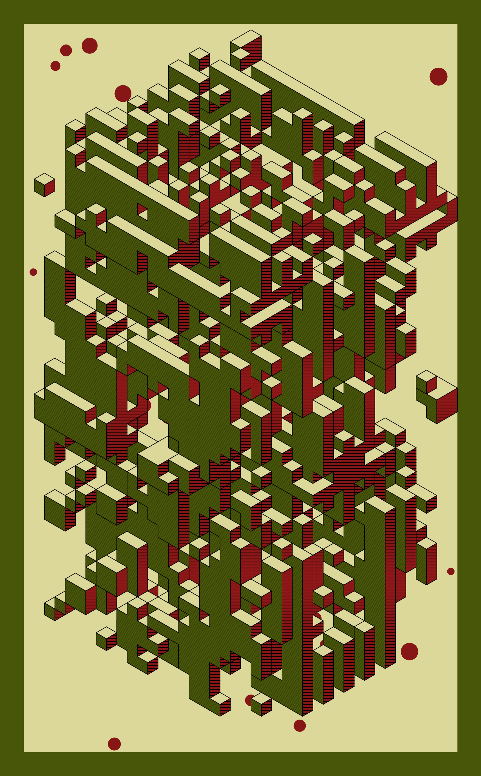 Corroding Cubes #110 static token preview