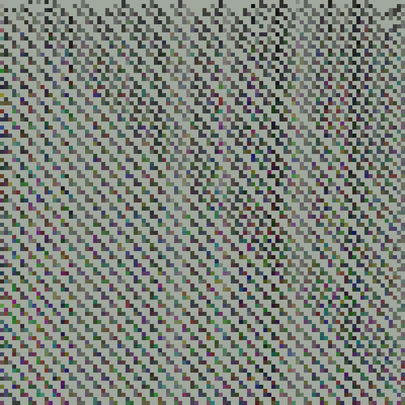Colored Elementary Cellular Automaton #391 static token preview