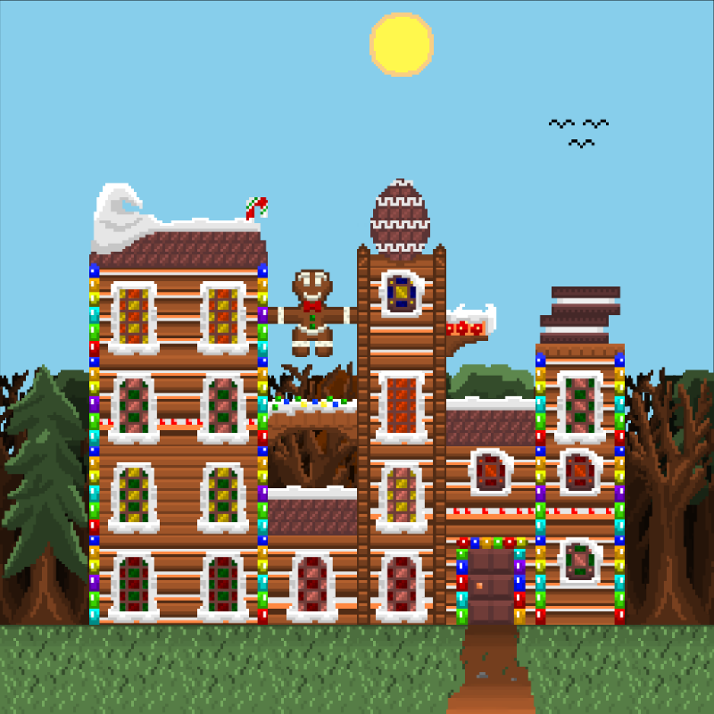 2D Mansion Candy House #24 static token preview