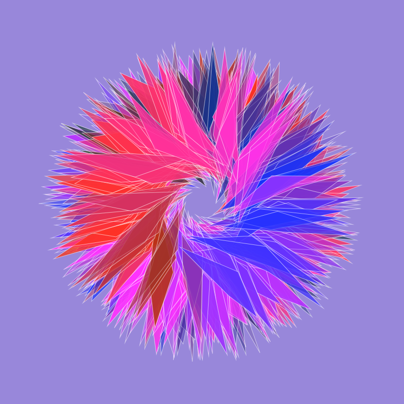 mosaic flower #23 static token preview