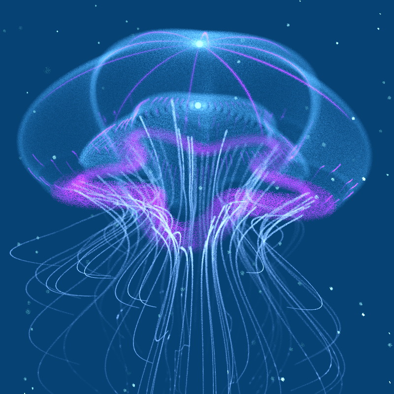 Creatures of the Deep #1 - The Jellyfish #22 static token preview