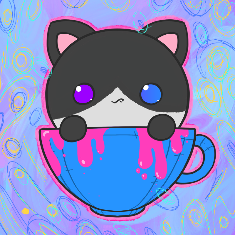 Cupkitties #10 static token preview