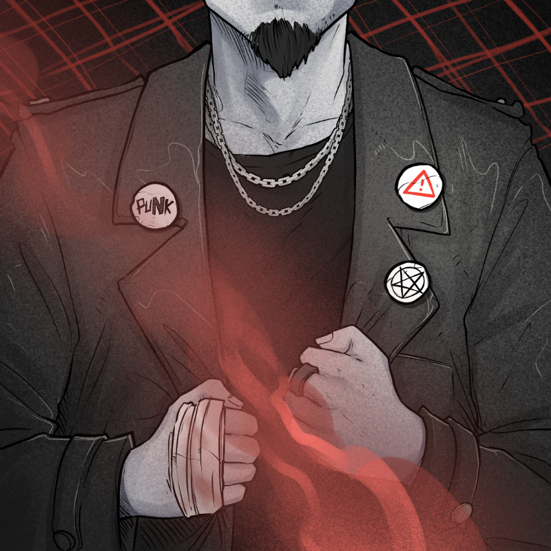 PUNX NOT DEAD #5 static token preview