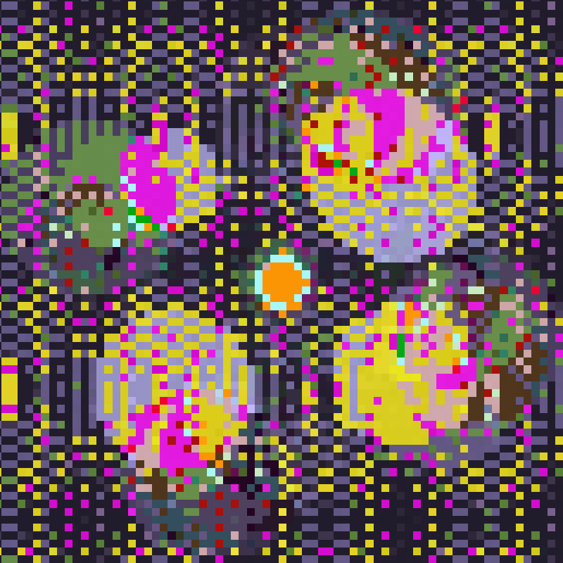Psychedelic Pixels #23 static token preview