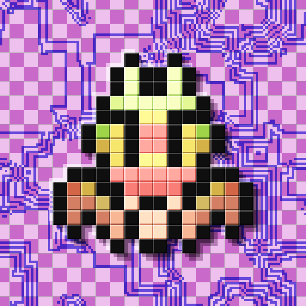 Pixel Spaceships Solos #8 static token preview