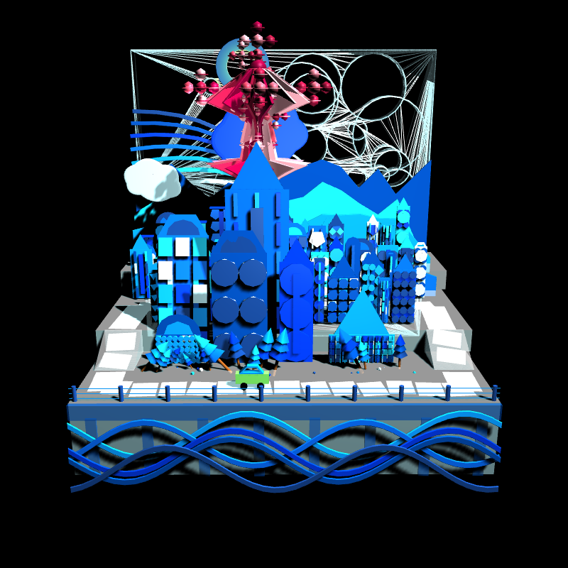 Paper Art 3D #14 static token preview