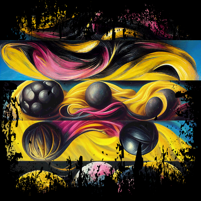 AI Abstract Balls #8 static token preview