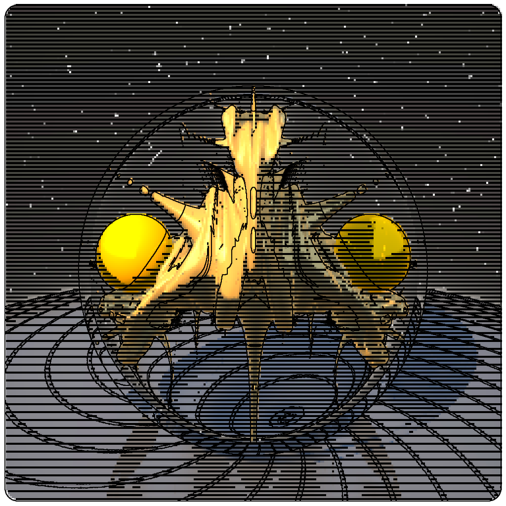 LL21 Mac Plus Fractal-in-a-Globe #1 static token preview