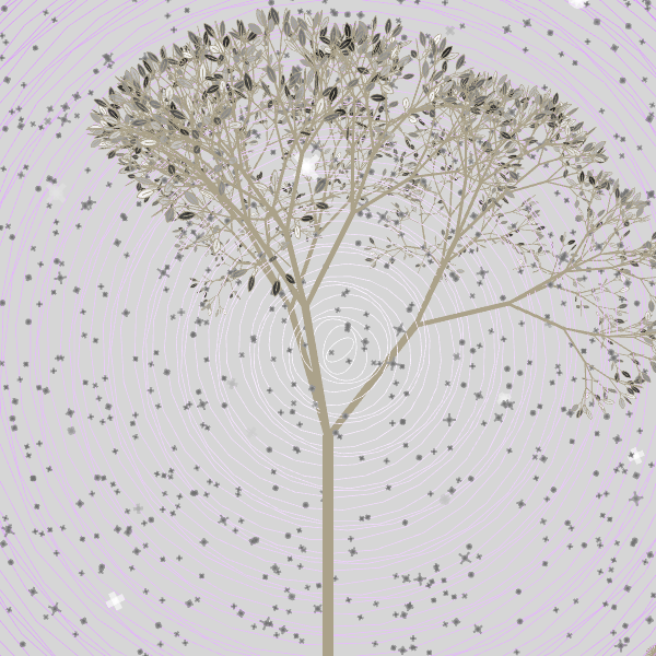 Tree in the Blizzard 雪中樹 #3 static token preview