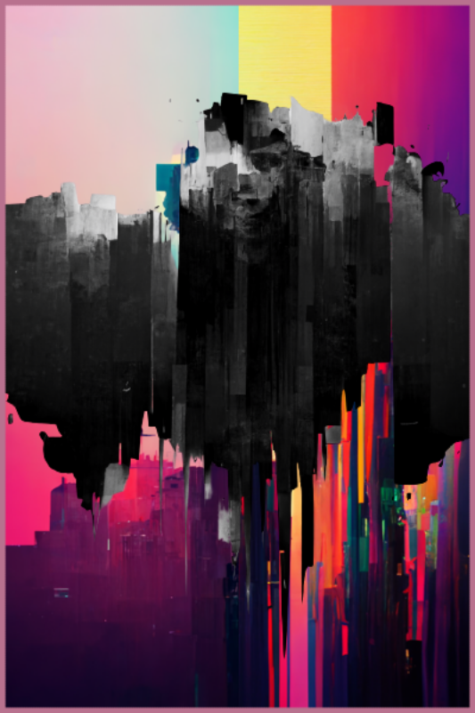 Glitched #12 static token preview