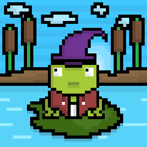 Pixel Frogs #23 static token preview