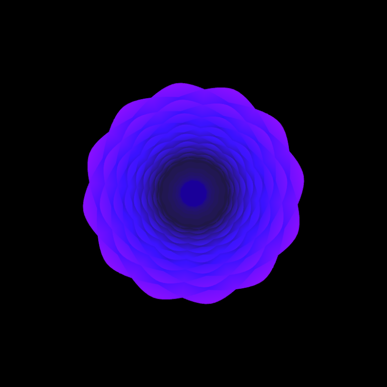 Geometric Flower #4 static token preview