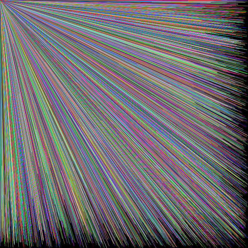 Colorful Lines #15 static token preview