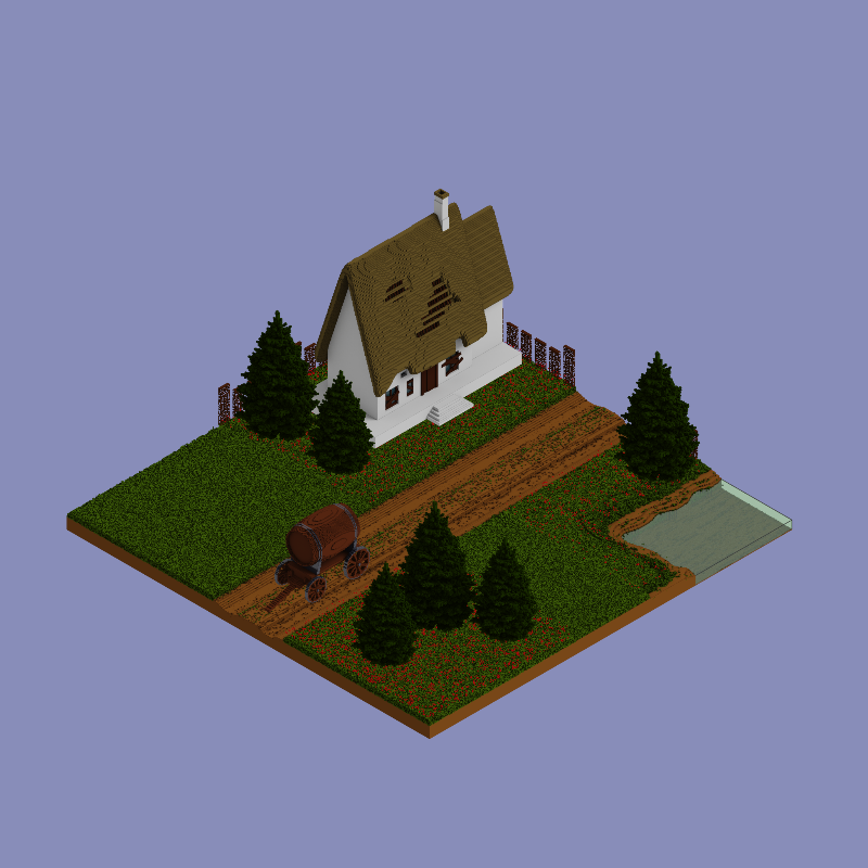 Pastel cottages #2 #1 static token preview