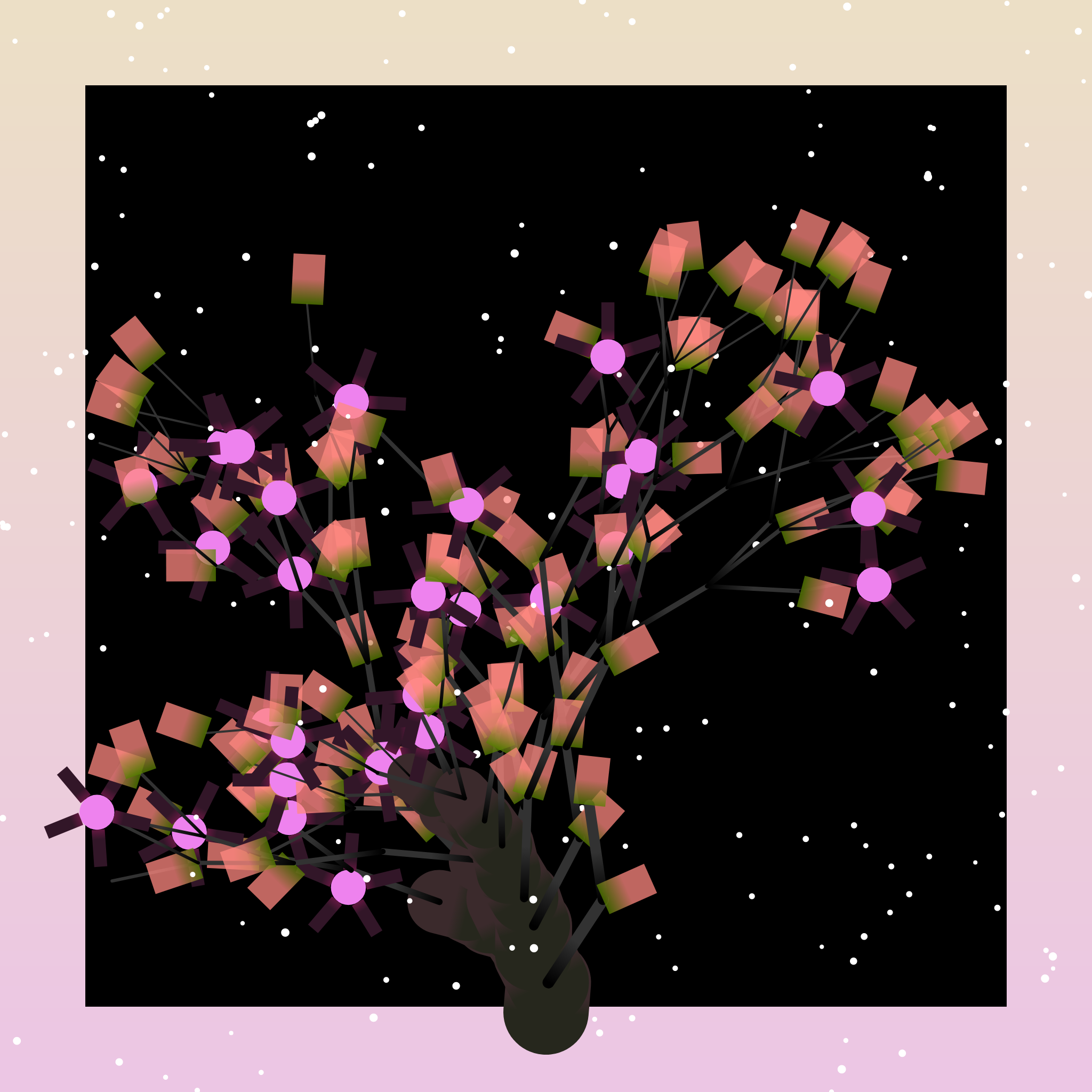 Some generative winter trees #21 static token preview