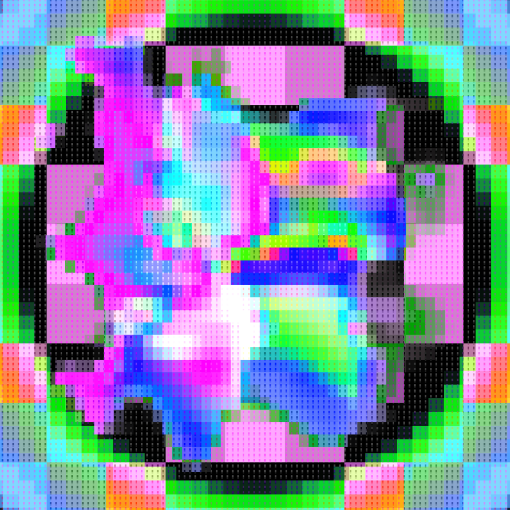 Pixelated Utopian Entity #14 static token preview