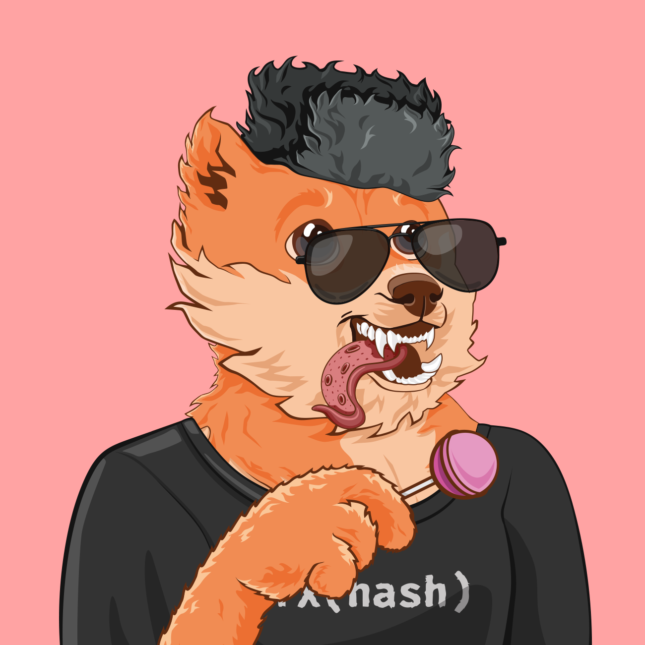 Peach Doge #5 static token preview