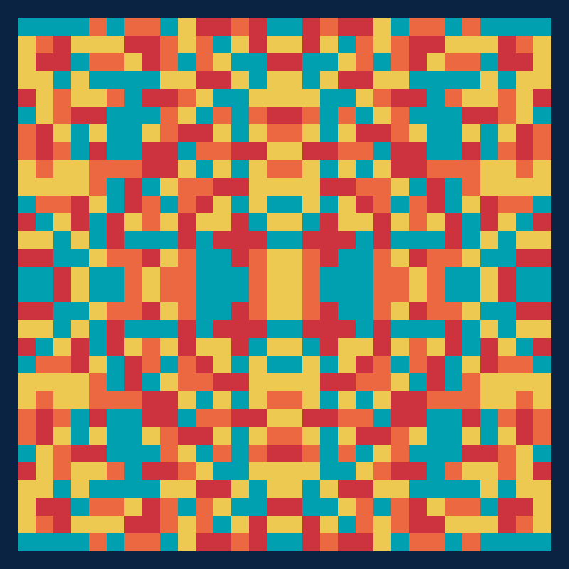 Pixel Mandala #20 static token preview