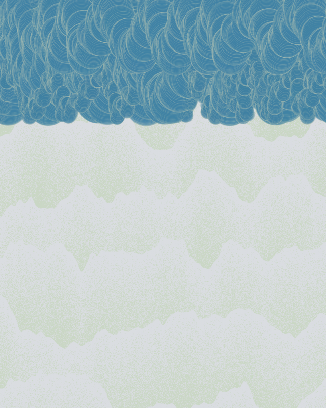 Clouds over the Mountains #21 static token preview