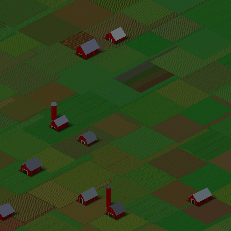 RED FARMS IN A QUIET COUNTY #15 static token preview