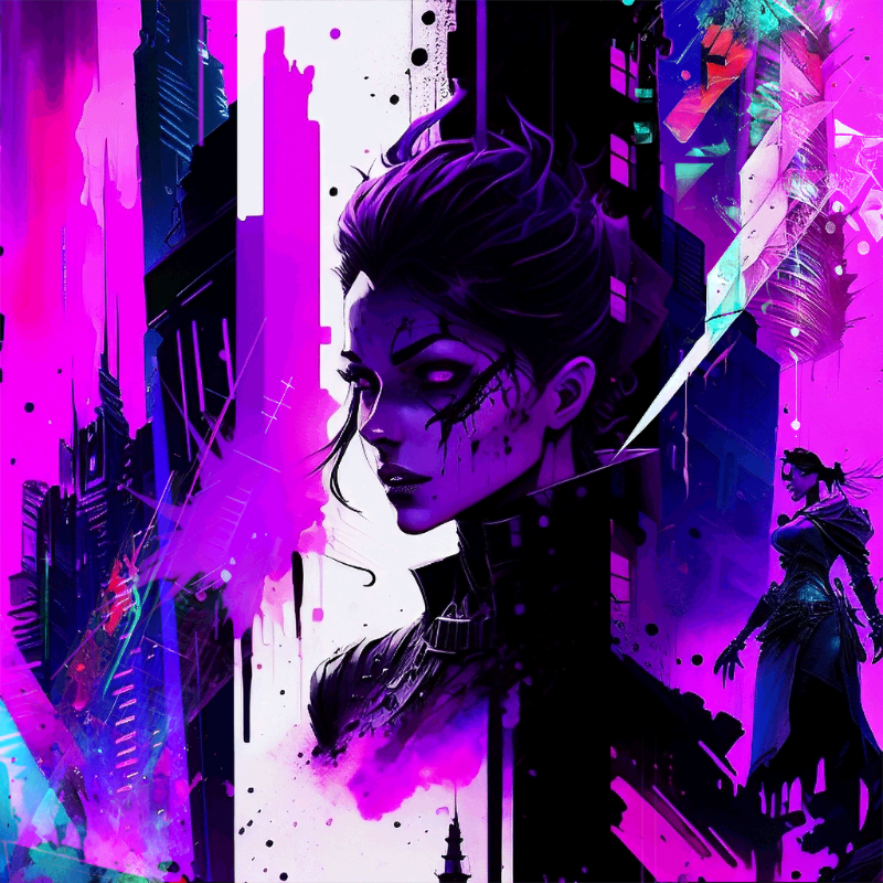 Assassin Girl #2 static token preview