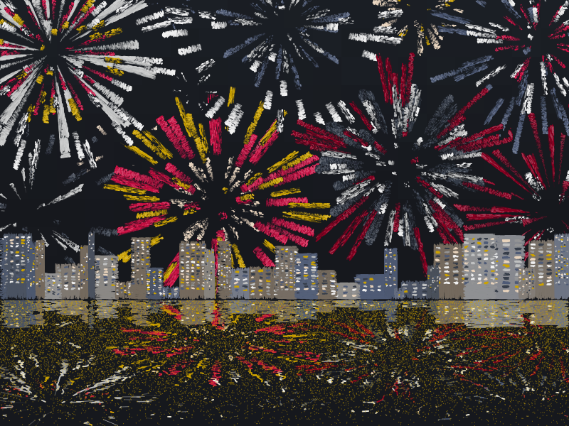Fireworks #209 static token preview