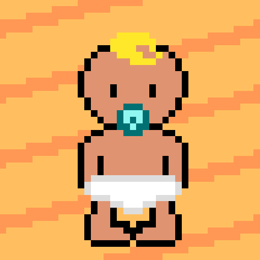 Pixel Babies #7 static token preview