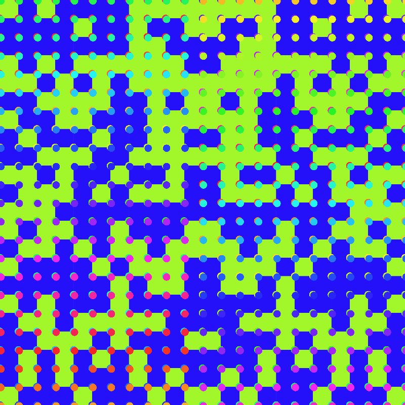 Squares and dots #22 static token preview