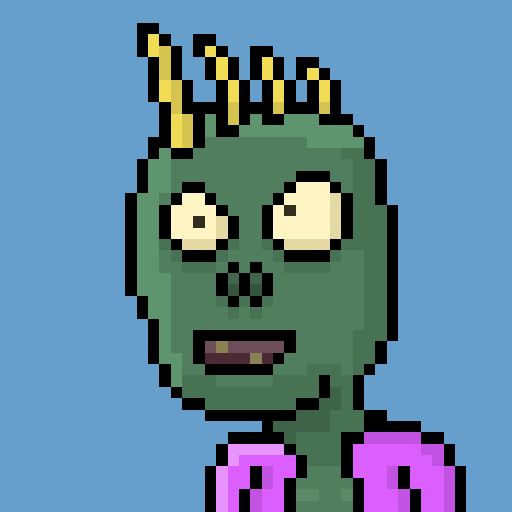 Pixel Zombies #24 static token preview