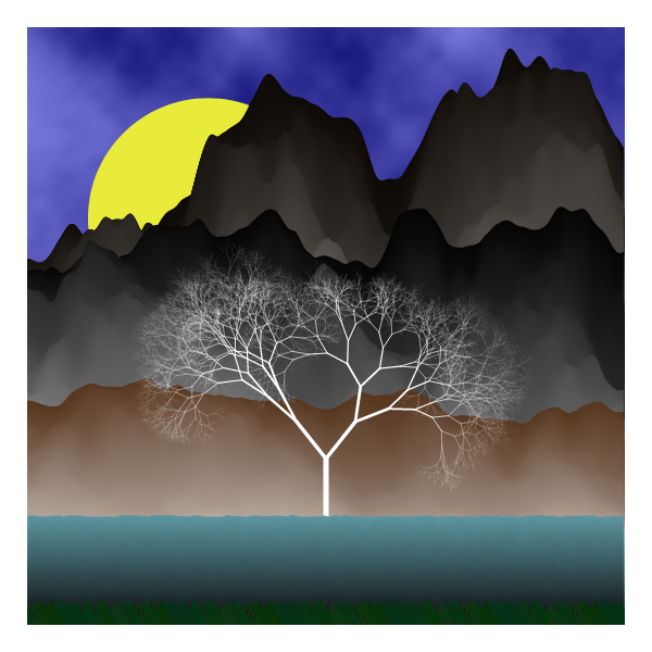 Landscape #12 static token preview