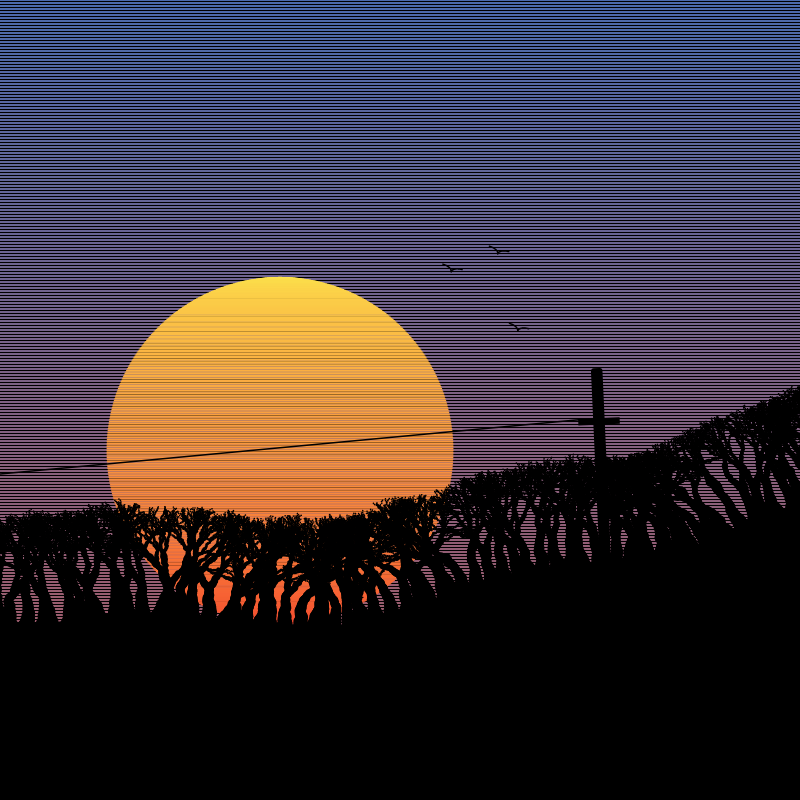 Sunset #1 static token preview