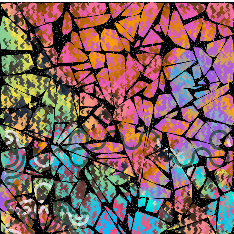 Tessellis - Gaudi style generative mosaic #2 static token preview