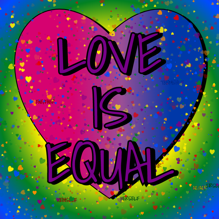 Love IS Equal #12 static token preview