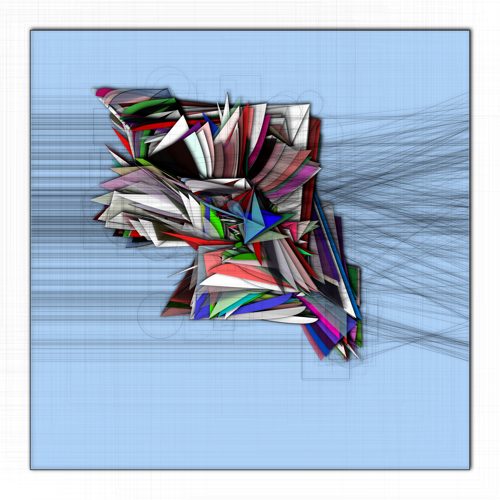 P5Js Thoughts V7 #1 static token preview