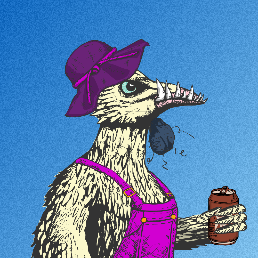 Bad Bird #4 static token preview
