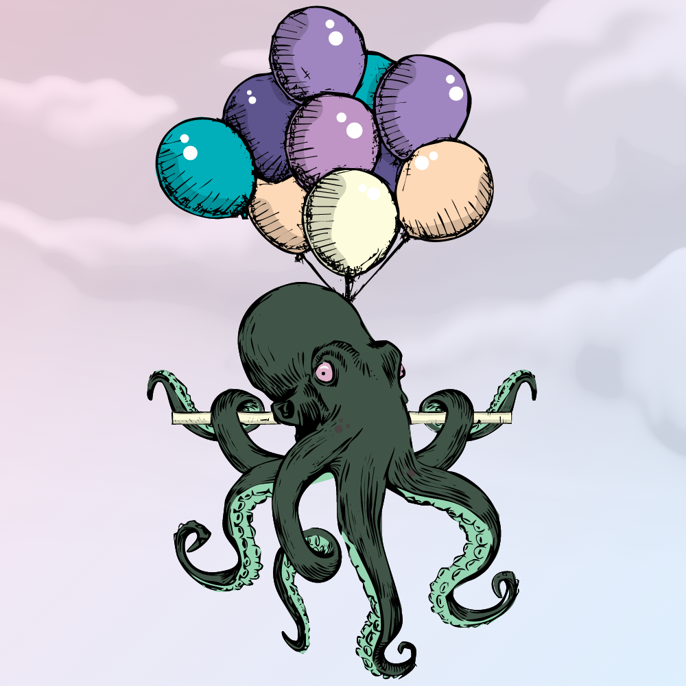 Flying Octupus #4 static token preview