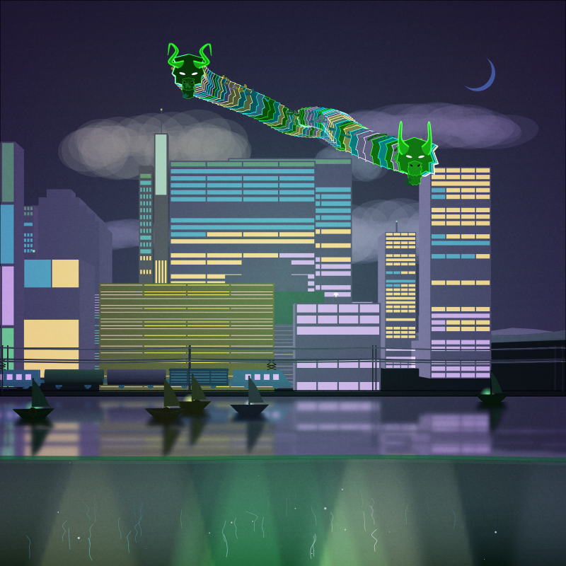 Dancing Dragons #5 static token preview