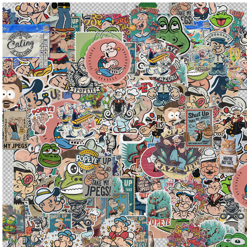Sticker addict: PEPEYE #14 static token preview